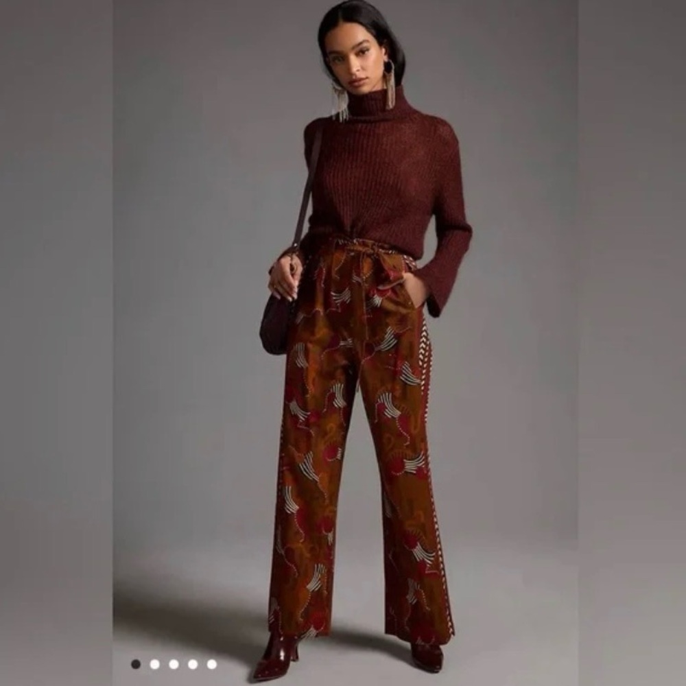 Farm Rio Printed Wide-Leg Pants - Picture 12 of 14